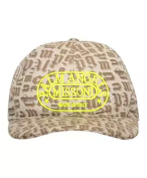 Бейсболка Missoni с плоским козырьком Palm Angels, мультиколор