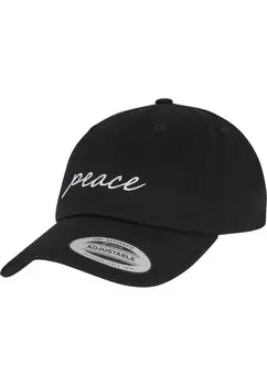 Бейсболка Mister Tee Cap Peace, черный