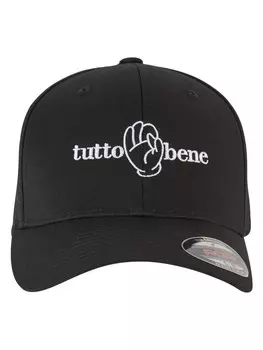 Бейсболка Mister Tee Flexfit, черный