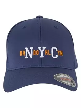 Бейсболка Mister Tee Flexfit, темно-синий