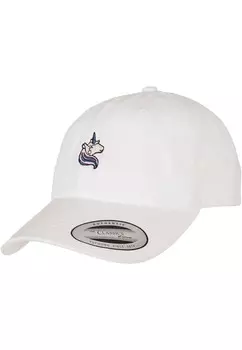 Бейсболка Mister Tee Unicorn, белый