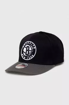 Бейсболка Mitchell & Ness Brooklyn Nets из смесовой шерсти Mitchell&Ness, черный