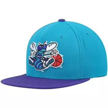 Бейсболка Mitchell & Ness Charlotte Hornets, бирюзовый