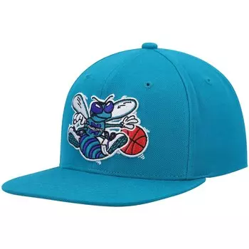 Бейсболка Mitchell & Ness Charlotte Hornets, бирюзовый