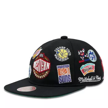 Бейсболка Mitchell & Ness, черный