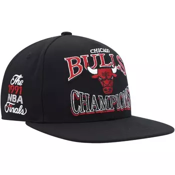 Бейсболка Mitchell & Ness Chicago Bulls, черный