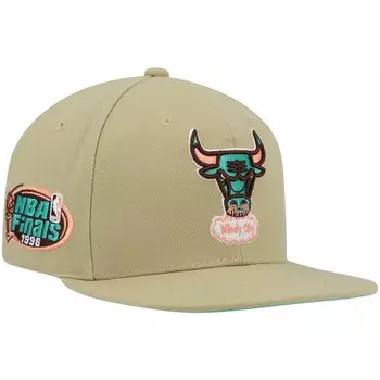 Бейсболка Mitchell & Ness Chicago Bulls, хаки