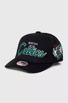 Бейсболка Mitchell & Ness из смесовой шерсти Mitchell&Ness, черный