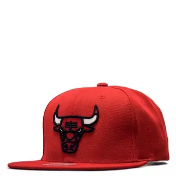 Бейсболка Mitchell & Ness, красный