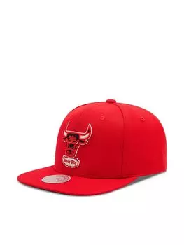 Бейсболка Mitchell & Ness, красный
