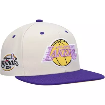 Бейсболка Mitchell & Ness Los Angeles Lakers, кремовый