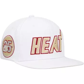 Бейсболка Mitchell & Ness Miami Heat, белый