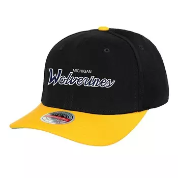 Бейсболка Mitchell & Ness Michigan Wolverines, черный