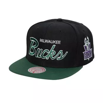 Бейсболка Mitchell & Ness Milwaukee Bucks, черный