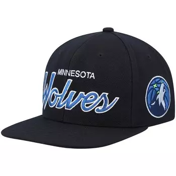 Бейсболка Mitchell & Ness Minnesota Timberwolves, черный