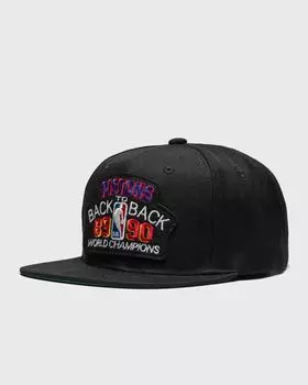 Бейсболка Mitchell & Ness Nba B2B Snapback Cap Hwc Detroit Pistons 1989-90, черный
