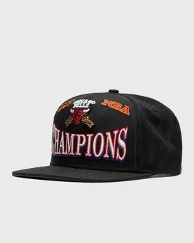 Бейсболка Mitchell & Ness Nba Champions Snapback Hwc Chicago Bulls 1997, черный
