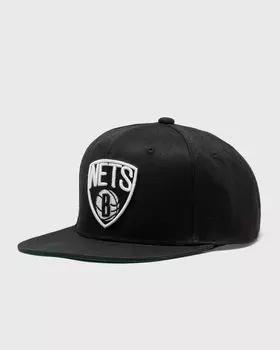 Бейсболка Mitchell & Ness Nba Side Jam Snapback Brooklyn Nets, черный