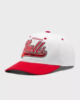 Бейсболка Mitchell & Ness Nba Tail Sweep Pro Snapback Chicago Bulls, белый