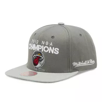 Бейсболка Mitchell & Ness NBAChamps, серый