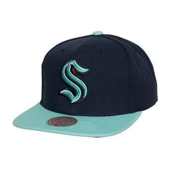 Бейсболка Mitchell & Ness Seattle Kraken, нави