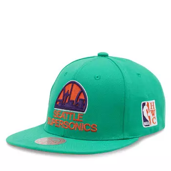 Бейсболка Mitchell & Ness, зеленый