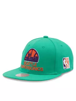 Бейсболка Mitchell & Ness, зеленый