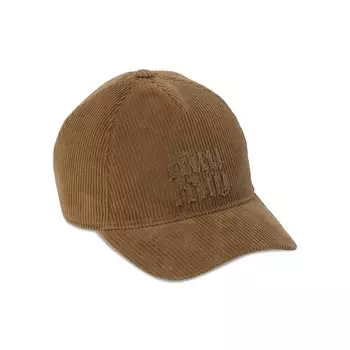 Бейсболка Miu Miu Corduroy Cap, цвет Cannella