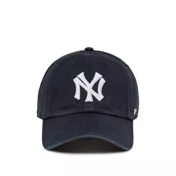 Бейсболка mlb cooperstown new york yankees '*clean up* cap w / no loop label 47, синий