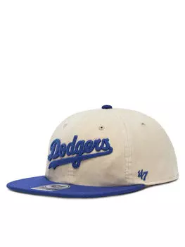 Бейсболка MLB LA Dodgers Fieldstone ’47 CAPTAIN RL B-FLDST12HTP 47 Brand, белый