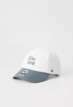 Бейсболка MLB NEW YORK YANKEES FOUNDATION SCRIPT CLEAN UP UNISEX '47, молочный