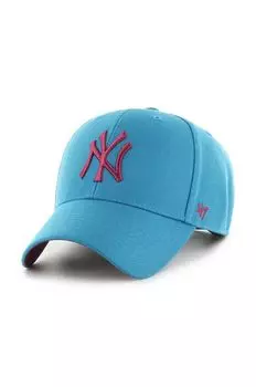 Бейсболка MLB New York Yankees из смесовой шерсти 47brand, зеленый