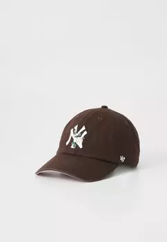 Бейсболка MLB NEW YORK YANKEES THORN CLEAN UP UNISEX '47, коричневый