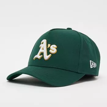 Бейсболка MLB Oakland Athletics World Series Injection Pack Patch 9Forty E-Frame New Era, цвет dark green