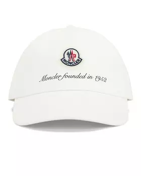 Бейсболка Moncler, цвет Silk White