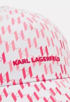 Бейсболка MONOGRAM KARL LAGERFELD, красный