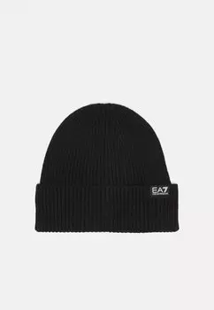 Бейсболка MOUNTAIN CORE BEANIE UNISEX EA7 Emporio Armani, черный