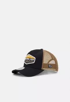Бейсболка MXMXX PATCH TRUCKER New Era, цвет dark blue/brown