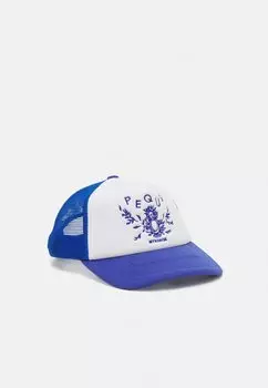 Бейсболка MYKONOS GRAPHIC TRUCKER UNISEX PEQUS, цвет blue