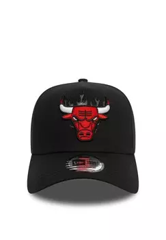 Бейсболка NBA FLAME EFRAME New Era, черный