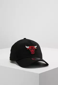 Бейсболка NBA TEAM AFRAME New Era, цвет black/red