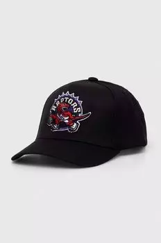 Бейсболка NBA TORONTO RAPTORS из смесовой шерсти Mitchell&Ness, черный