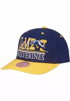 Бейсболка NCAA UNIVERSITY OF MICHIGAN Mitchell & Ness, цвет navy