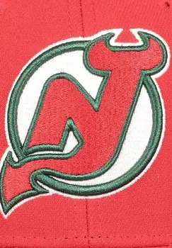 Бейсболка NEW DEVILS NHL TEAM GROUND 2.0 PRO SNAPBACK MITCH Mitchell & Ness, красный