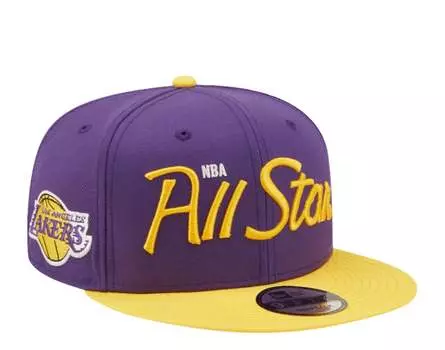 Бейсболка New Era 9Fifty NBA LA Lakers All Star Game Script Purple 60239645
