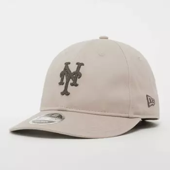 Бейсболка New Era 9Fifty RCPC Raised From Concrete Rear Hit MLB New York Mets, бежевый/зеленый