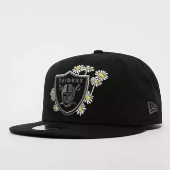 Бейсболка New Era 9FiftySeasonal Flower NFL Oakland Raiders, черный
