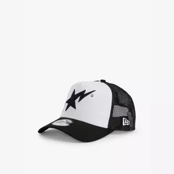 Бейсболка New Era 9Forty из хлопка с сетчатыми вставками A Bathing Ape, черный