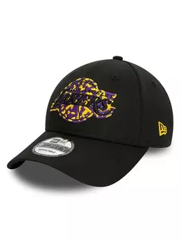 Бейсболка New Era 9FORTY Los Angeles Lakers, черный