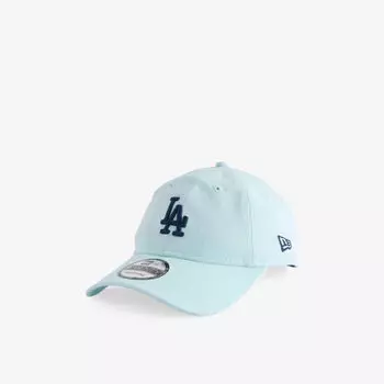 Бейсболка New Era 9Twenty LA Dodgers MLB из смеси льна , голубой
